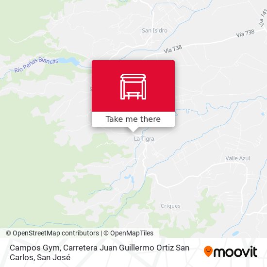 Campos Gym, Carretera Juan Guillermo Ortiz San Carlos map