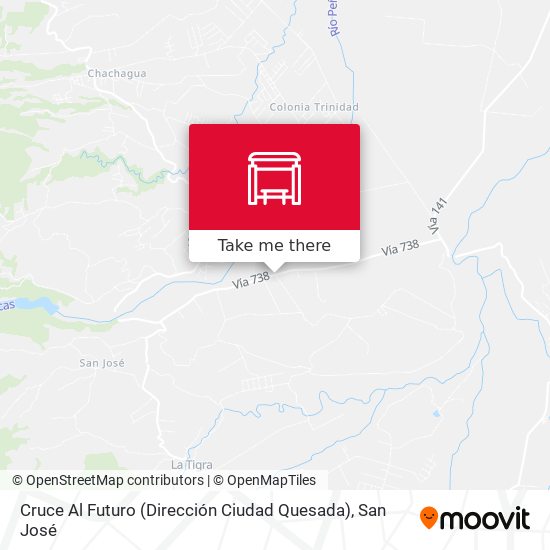Cruce Al Futuro (Dirección Ciudad Quesada) map
