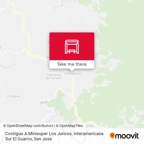 Contiguo A Minisuper Los Juncos, Interamericana Sur El Guarco map