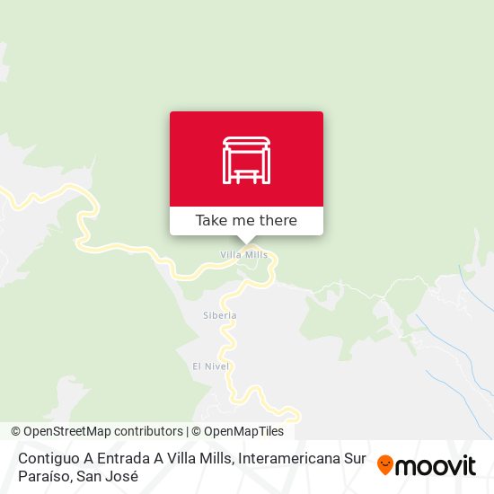 Contiguo A Entrada A Villa Mills, Interamericana Sur Paraíso map
