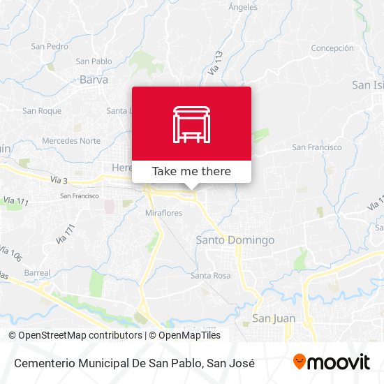 Mapa de Cementerio Municipal De San Pablo