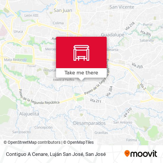 Contiguo A Cenare, Luján San José map
