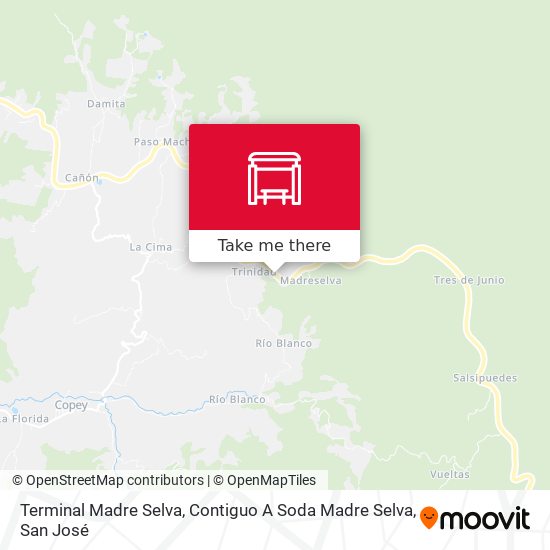 Terminal Madre Selva, Contiguo A Soda Madre Selva map