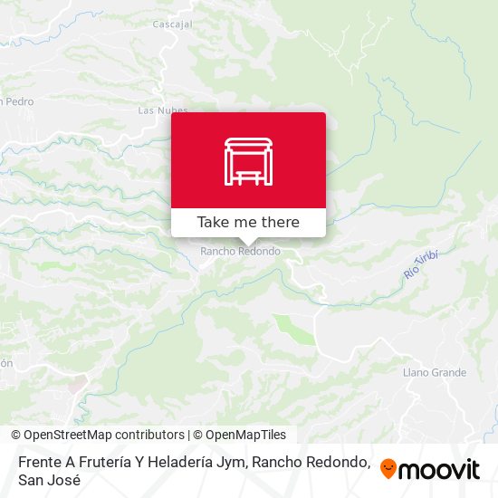 Mapa de Frente A Frutería Y Heladería Jym, Rancho Redondo