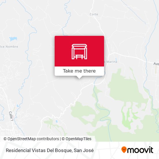 Mapa de Residencial Vistas Del Bosque
