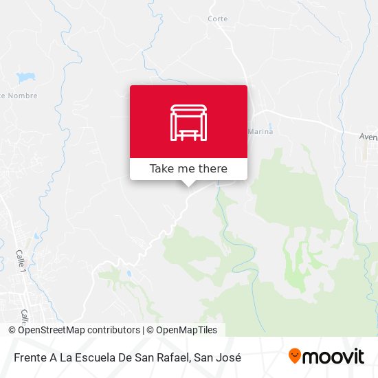 Mapa de Frente A La Escuela De San Rafael