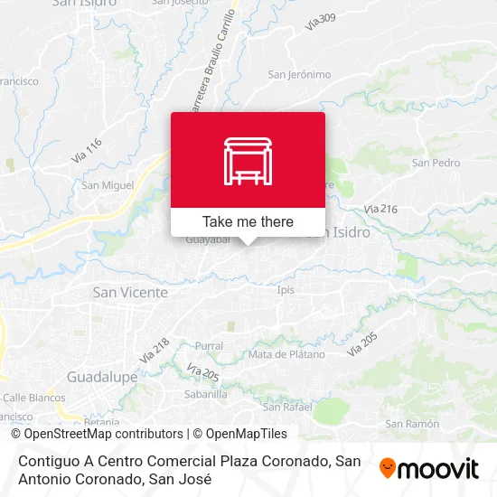 Contiguo A Centro Comercial Plaza Coronado, San Antonio Coronado map
