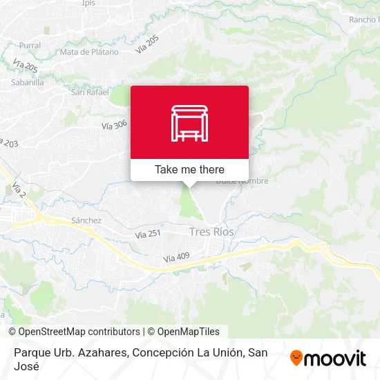 Parque Urb. Azahares, Concepción La Unión map