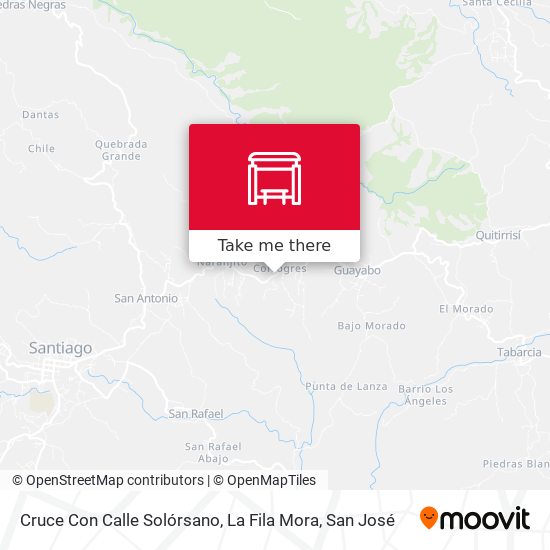 Cruce Con Calle Solórsano, La Fila Mora map