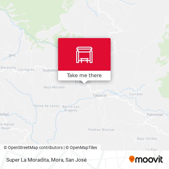 Mapa de Super La Moradita, Mora