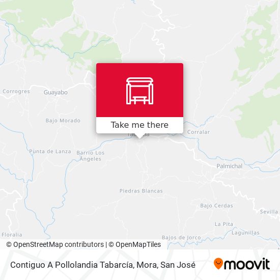Mapa de Contiguo A Pollolandia Tabarcía, Mora