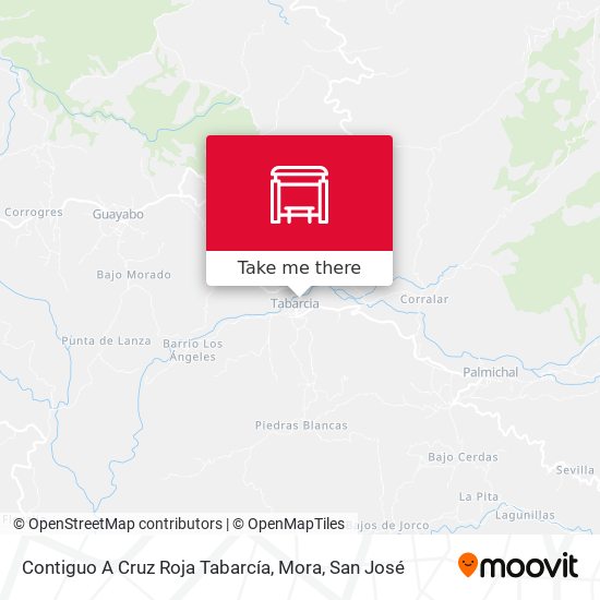 Contiguo A Cruz Roja Tabarcía, Mora map