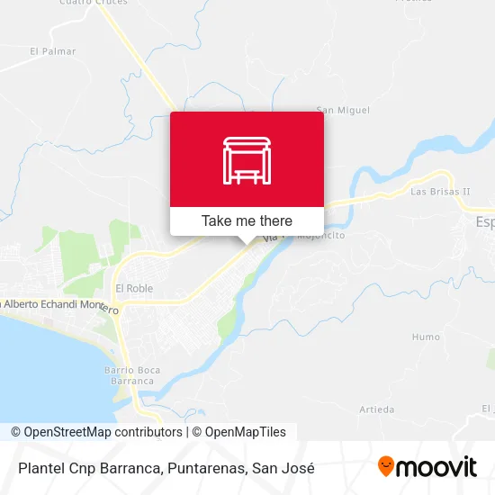 Plantel Cnp Barranca, Puntarenas map