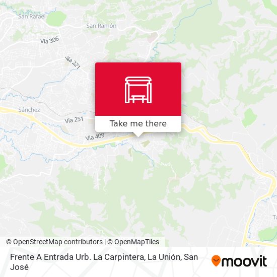 Mapa de Frente A Entrada Urb. La Carpintera, La Unión