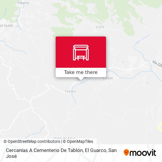 Cercanías A Cementerio De Tablón, El Guarco map