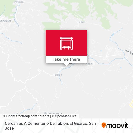 Cercanías A Cementerio De Tablón, El Guarco map