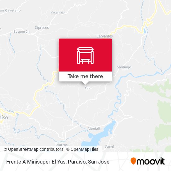 Mapa de Frente A Minisuper El Yas, Paraíso