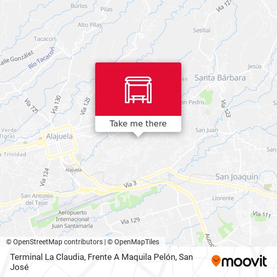 Terminal La Claudia, Frente A Maquila Pelón map
