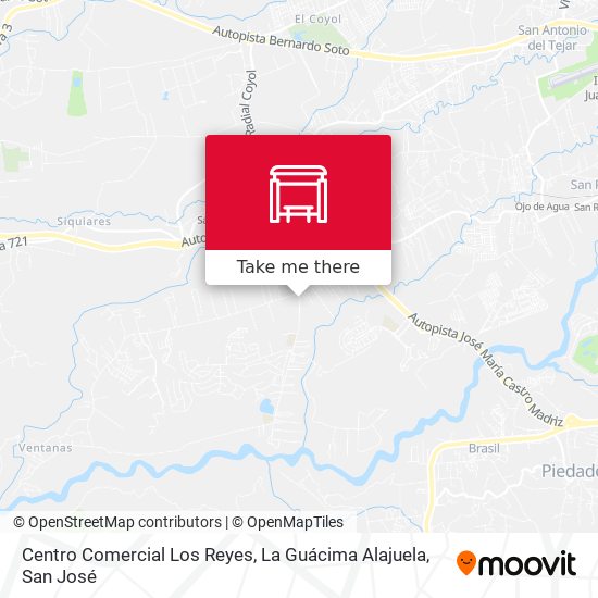 Centro Comercial Los Reyes, La Guácima Alajuela map