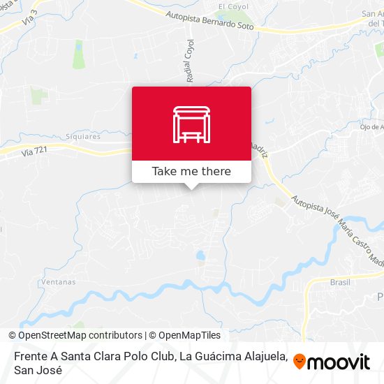 Frente A Santa Clara Polo Club, La Guácima Alajuela map