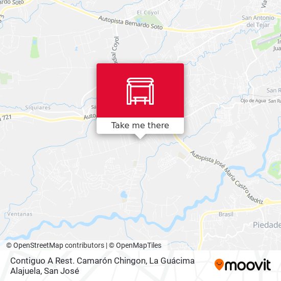 Contiguo A Rest. Camarón Chingon, La Guácima Alajuela map