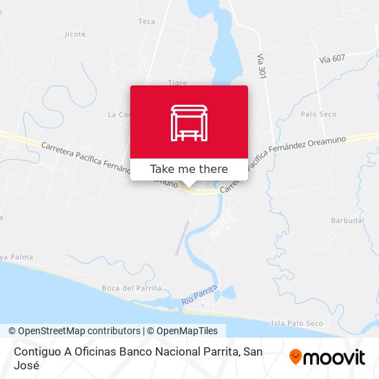 Contiguo A Oficinas Banco Nacional Parrita map