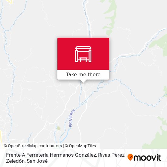 Frente A Ferretería Hermanos González, Rivas Perez Zeledón map