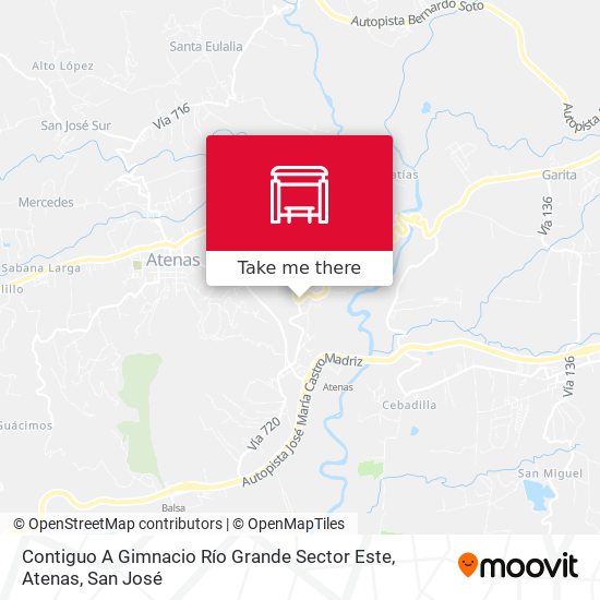 Contiguo A Gimnacio Río Grande Sector Este, Atenas map