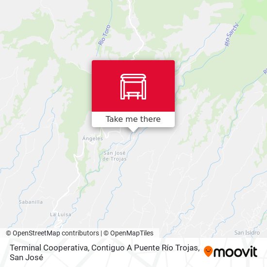 Terminal Cooperativa, Contiguo A Puente Río Trojas map