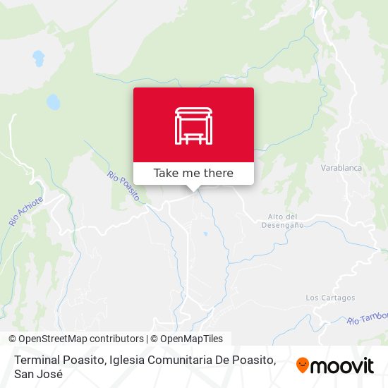 Terminal Poasito, Iglesia Comunitaria De Poasito map