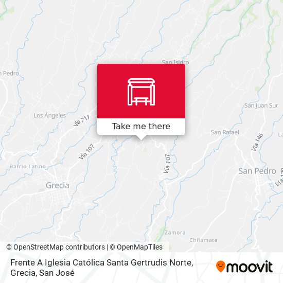 Frente A Iglesia Católica Santa Gertrudis Norte, Grecia map