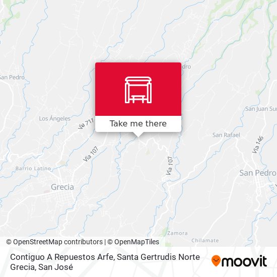 Contiguo A Repuestos Arfe, Santa Gertrudis Norte Grecia map