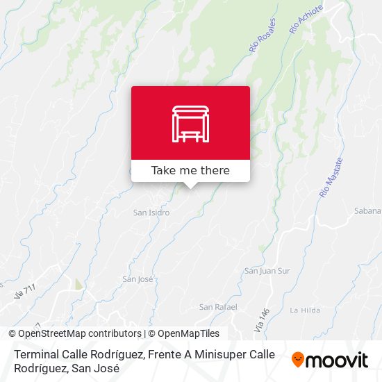 Mapa de Terminal Calle Rodríguez, Frente A Minisuper Calle Rodríguez