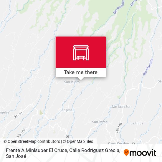 Frente A Minisuper El Cruce, Calle Rodríguez Grecia map