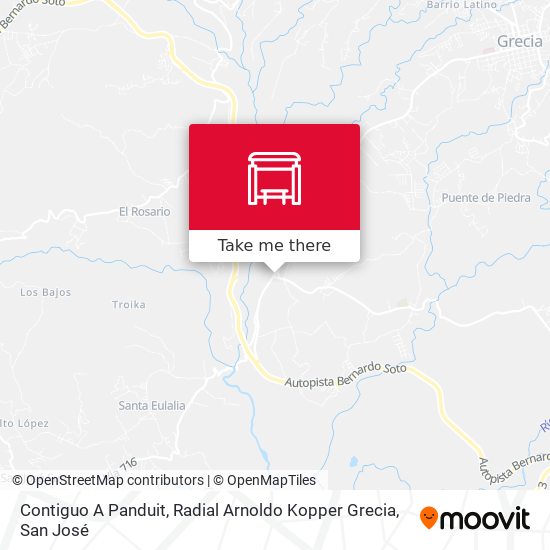 Contiguo A Panduit, Radial Arnoldo Kopper Grecia map