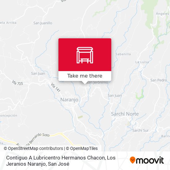 Contiguo A Lubricentro Hermanos Chacon, Los Jeranios Naranjo map
