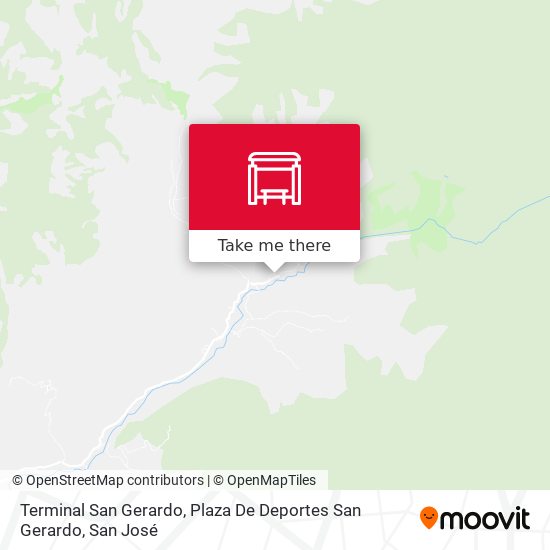 Terminal San Gerardo, Plaza De Deportes San Gerardo map