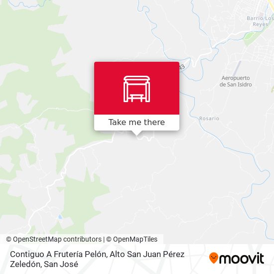 Contiguo A Frutería Pelón, Alto San Juan Pérez Zeledón map