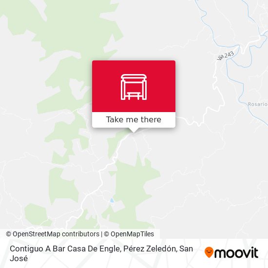 Contiguo A Bar Casa De Engle, Pérez Zeledón map