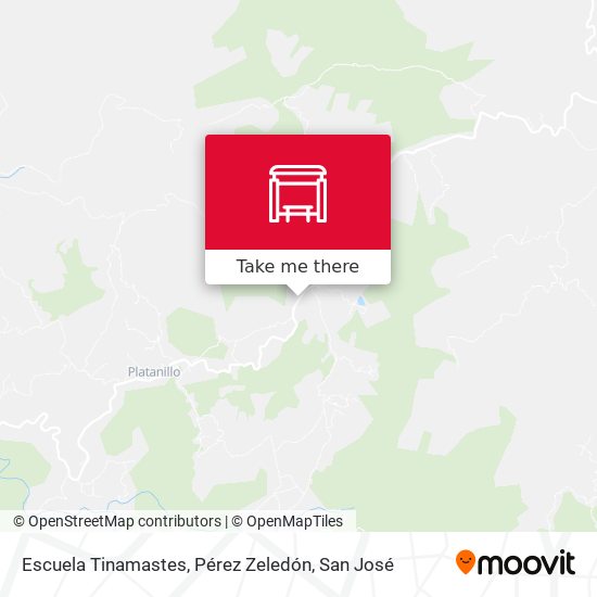 Escuela Tinamastes, Pérez Zeledón map