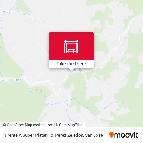 Frente A Super Platanillo, Pérez Zeledón map