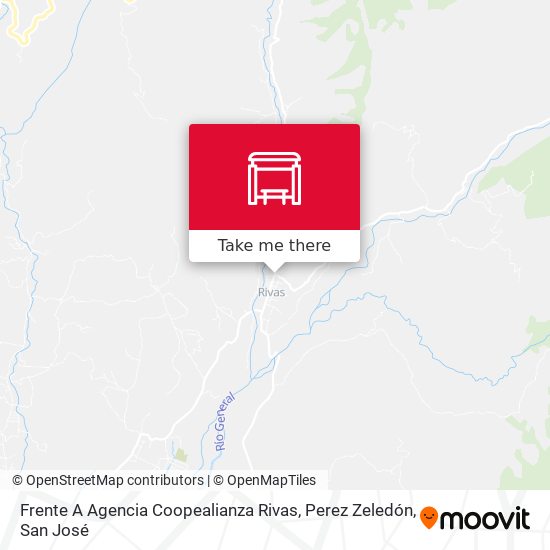 Frente A Agencia Coopealianza Rivas, Perez Zeledón map
