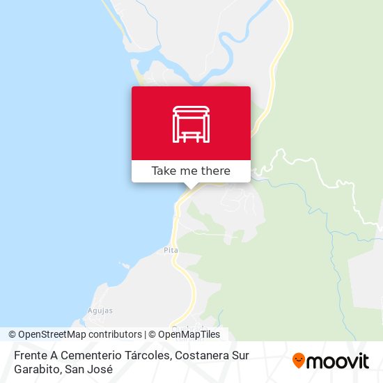Frente A Cementerio Tárcoles, Costanera Sur Garabito map