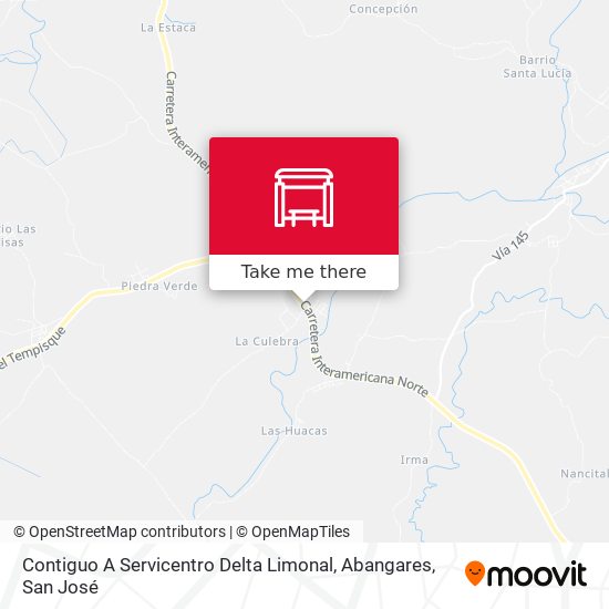 Contiguo A Servicentro Delta Limonal, Abangares map