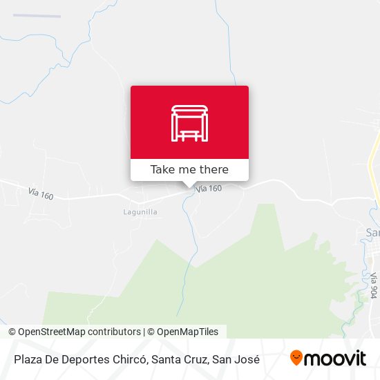 Mapa de Plaza De Deportes Chircó, Santa Cruz