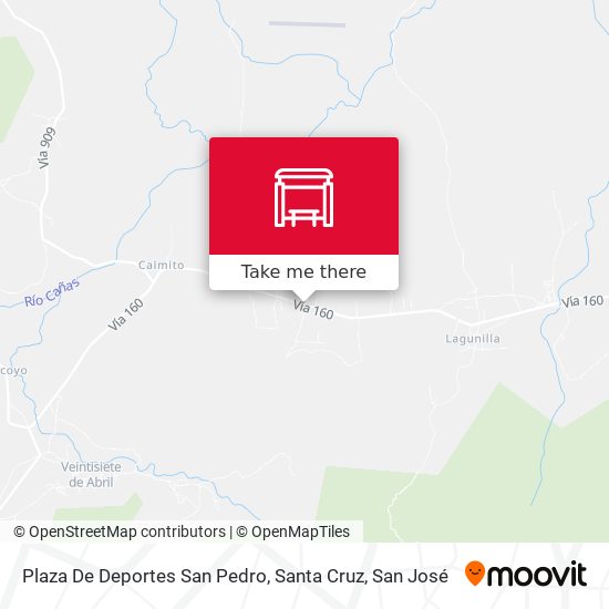 Mapa de Plaza De Deportes San Pedro, Santa Cruz