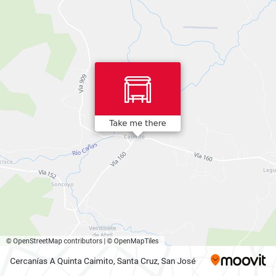 Cercanías A Quinta Caimito, Santa Cruz map