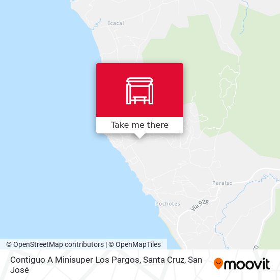 Contiguo A Minisuper Los Pargos, Santa Cruz map