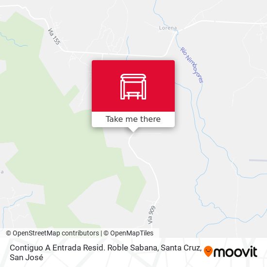 Contiguo A Entrada Resid. Roble Sabana, Santa Cruz map