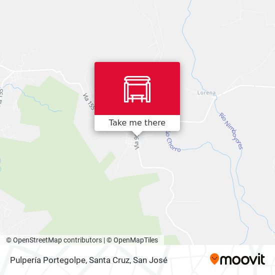 Pulpería Portegolpe, Santa Cruz map